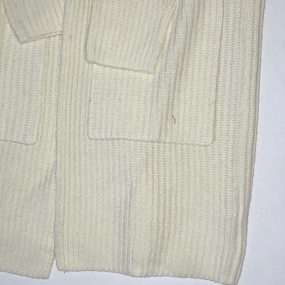 NWT Athleta Sunday Sweater Merino Wool Cashmere Blend in Dove Longline - Size S - Picture 7 of 9